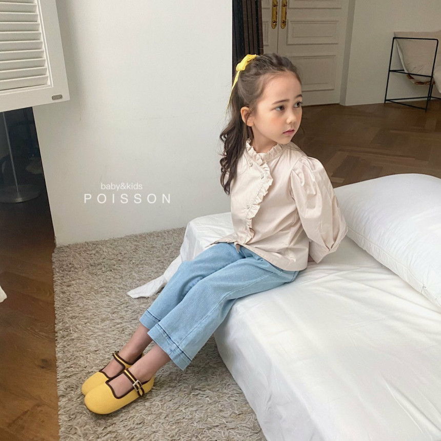 POISSON - Korean Children Fashion - #Kfashion4kids - Pin Frill Blouse - 5