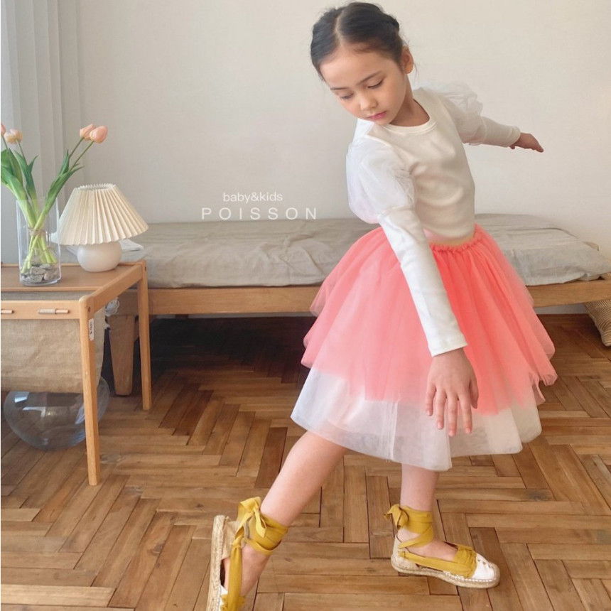 POISSON - Korean Children Fashion - #Kfashion4kids - Double Tutu Skirt
