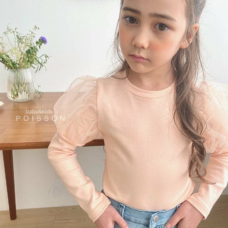 POISSON - Korean Children Fashion - #Kfashion4kids - Drian Puff Tee