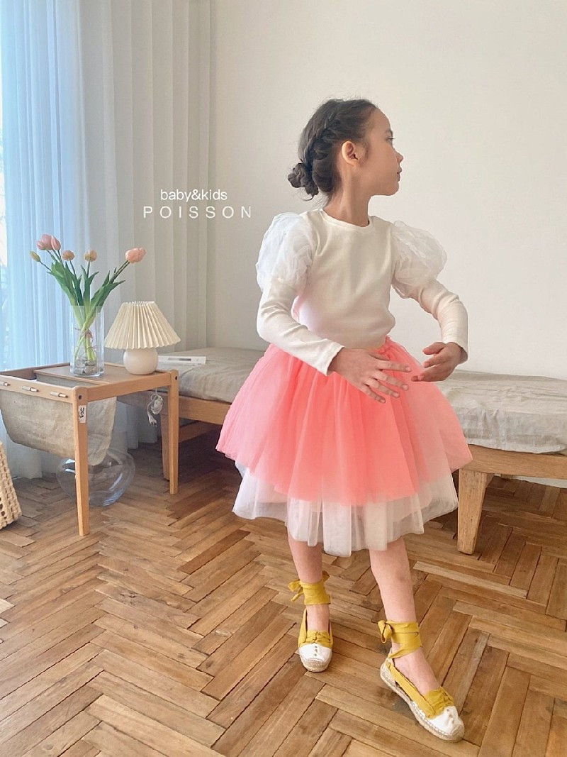POISSON - Korean Children Fashion - #Kfashion4kids - Drian Puff Tee - 5