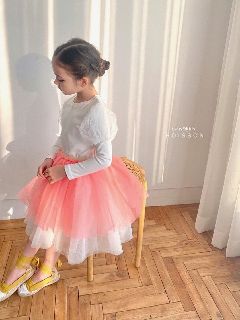 POISSON - Korean Children Fashion - #Kfashion4kids - Drian Puff Tee - 7