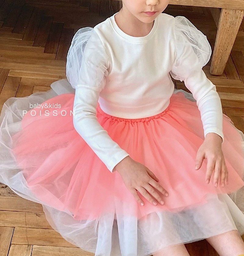 POISSON - Korean Children Fashion - #Kfashion4kids - Drian Puff Tee - 8