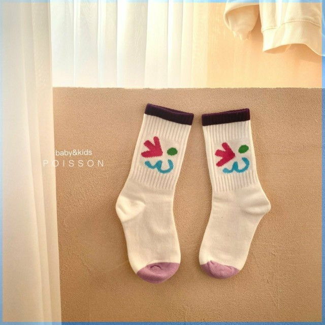 POISSON - Korean Children Fashion - #Kfashion4kids - Smile Socks [set of 3] - 5