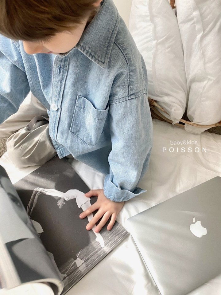 POISSON - Korean Children Fashion - #Kfashion4kids - Tency Denim Jacket - 2