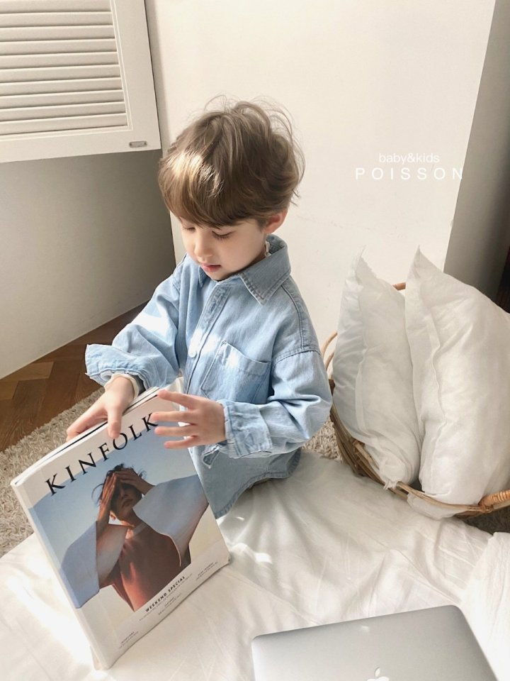 POISSON - Korean Children Fashion - #Kfashion4kids - Tency Denim Jacket - 3