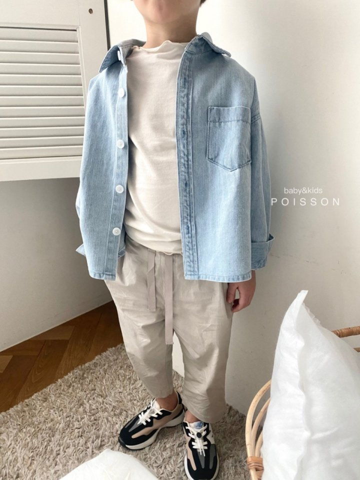 POISSON - Korean Children Fashion - #Kfashion4kids - Tency Denim Jacket - 5
