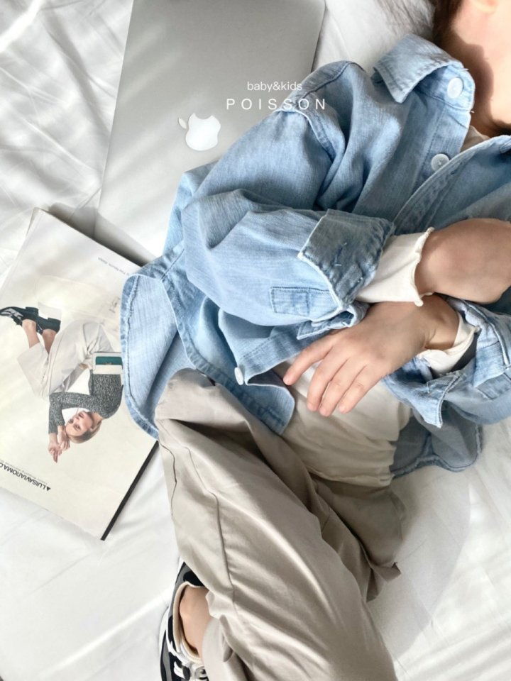 POISSON - Korean Children Fashion - #Kfashion4kids - Tency Denim Jacket - 6