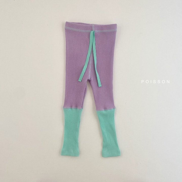 POISSON - Korean Children Fashion - #Kfashion4kids - Block Leggings