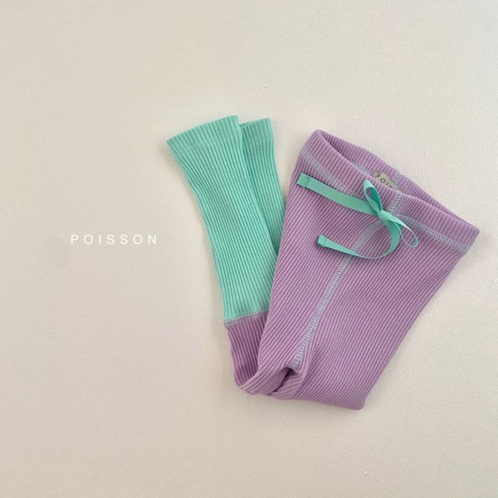 POISSON - Korean Children Fashion - #Kfashion4kids - Block Leggings - 2