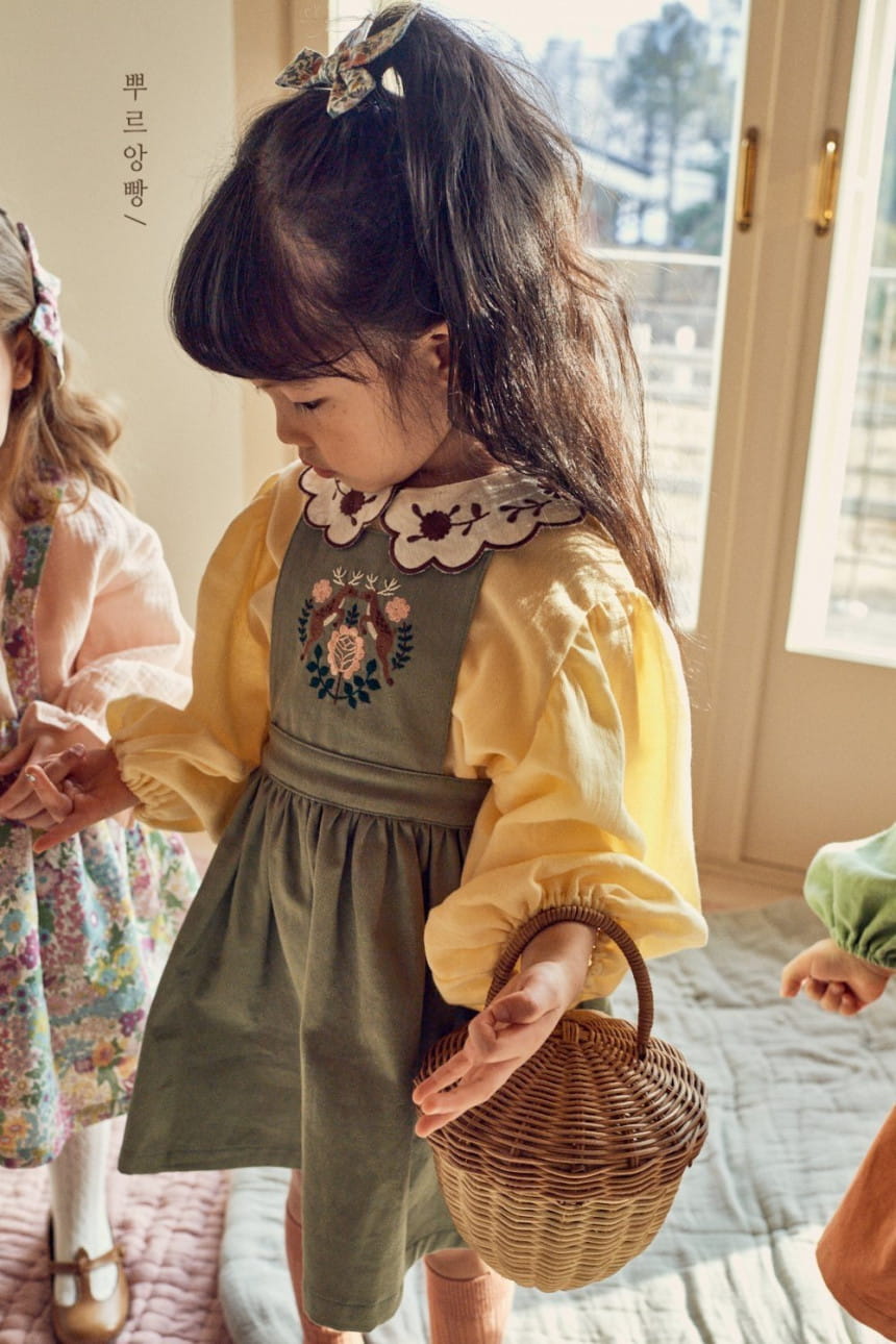 POURENFANT - Korean Children Fashion - #Kfashion4kids - Shallot Bubble Blouse