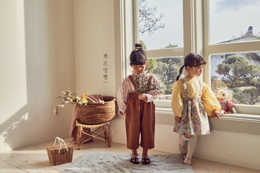 POURENFANT - Korean Children Fashion - #Kfashion4kids - Raley Wide Dungarees - 3