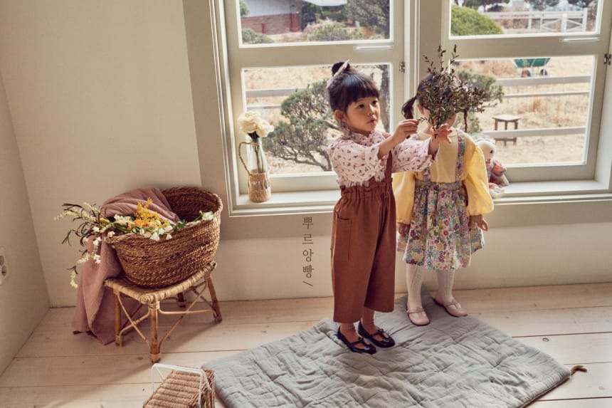 POURENFANT - Korean Children Fashion - #Kfashion4kids - Raley Wide Dungarees - 4
