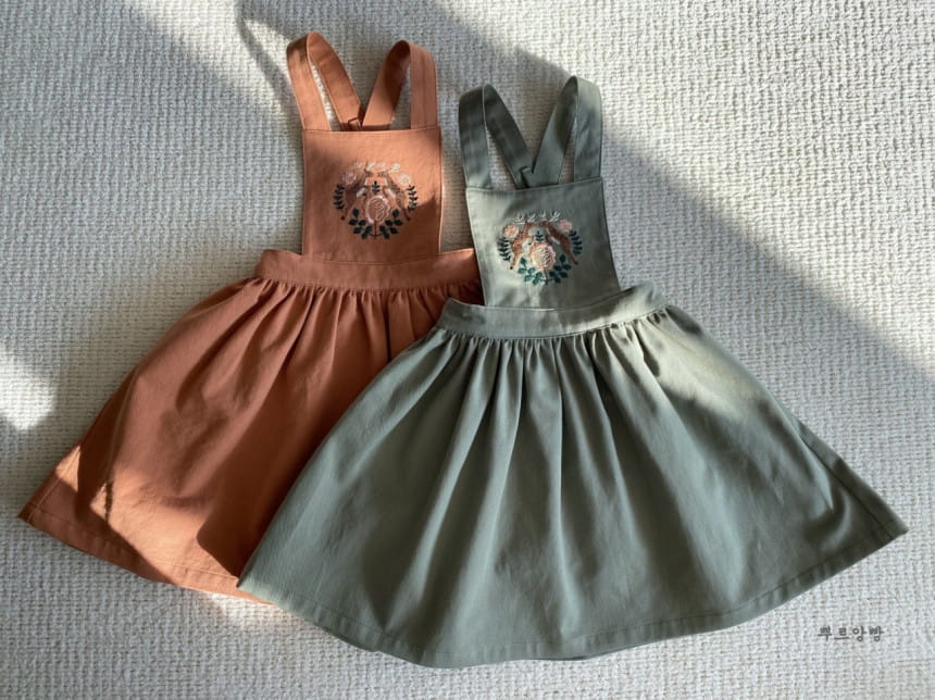 POURENFANT - Korean Children Fashion - #Kfashion4kids - Dillt Dungarees Skirt - 11