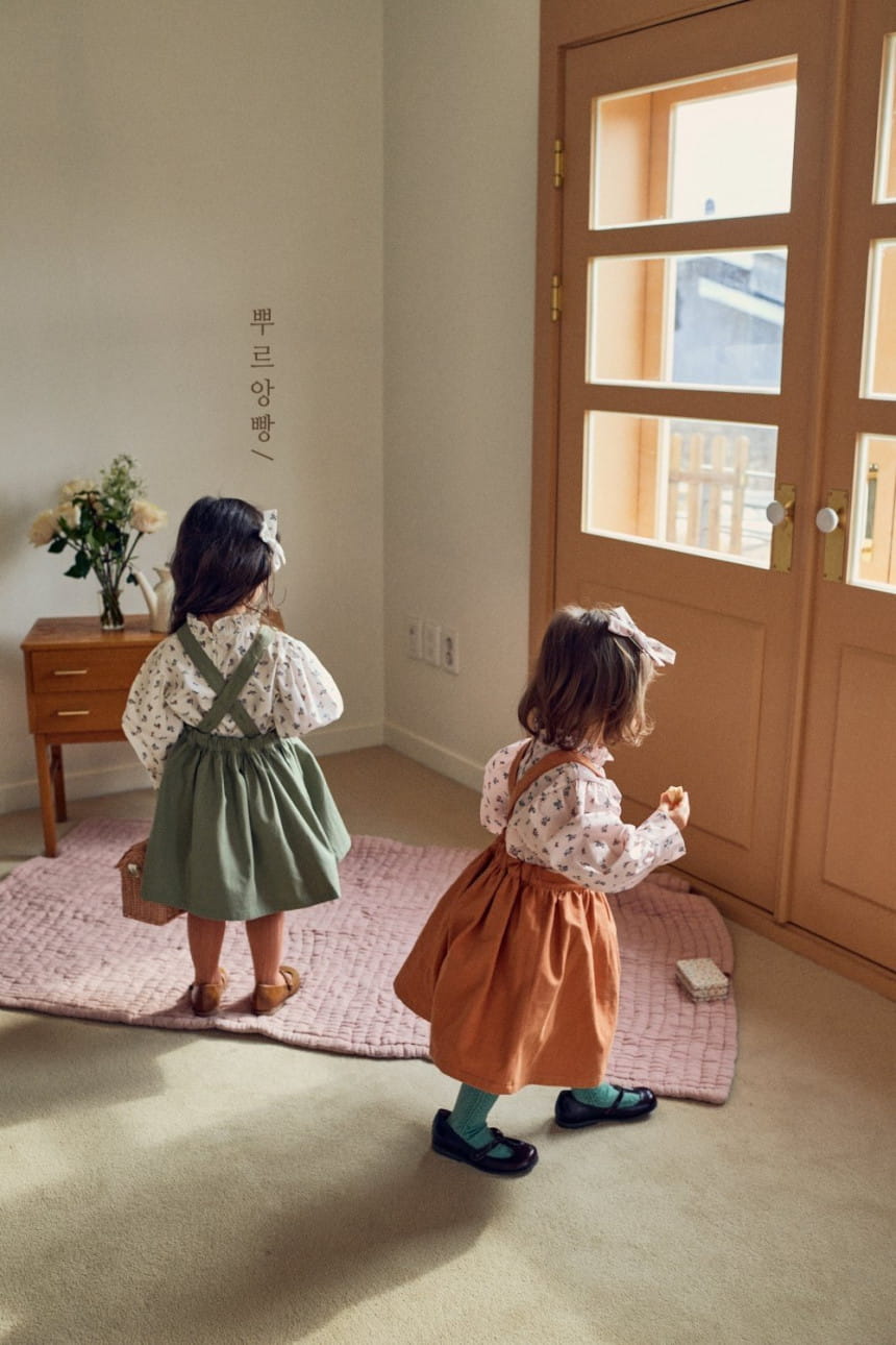 POURENFANT - Korean Children Fashion - #Kfashion4kids - Dillt Dungarees Skirt - 3