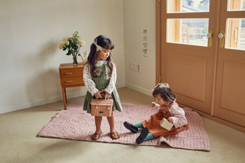 POURENFANT - Korean Children Fashion - #Kfashion4kids - Dillt Dungarees Skirt - 4