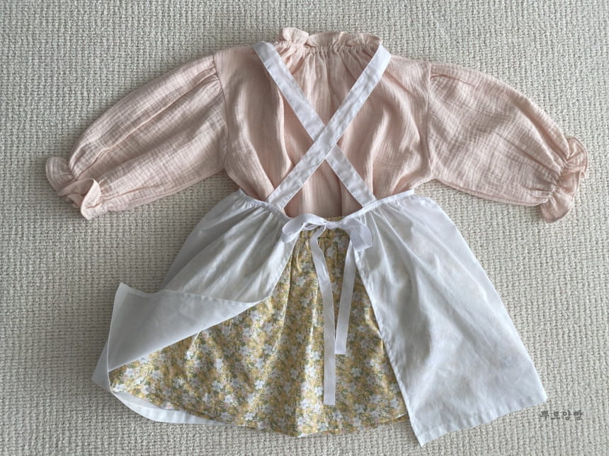 POURENFANT - Korean Children Fashion - #Kfashion4kids - Abllin Embroidery Apron  - 8