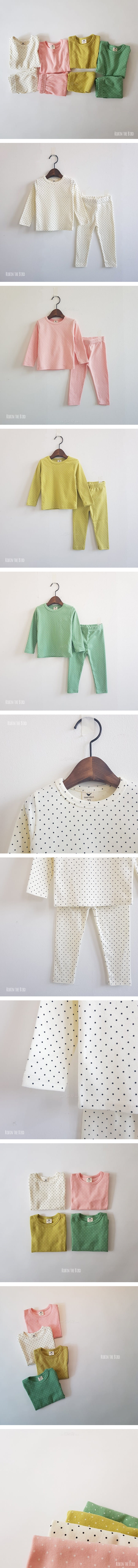 SAEROBIN - Korean Children Fashion - #Kfashion4kids - Pastel Dots Easywear