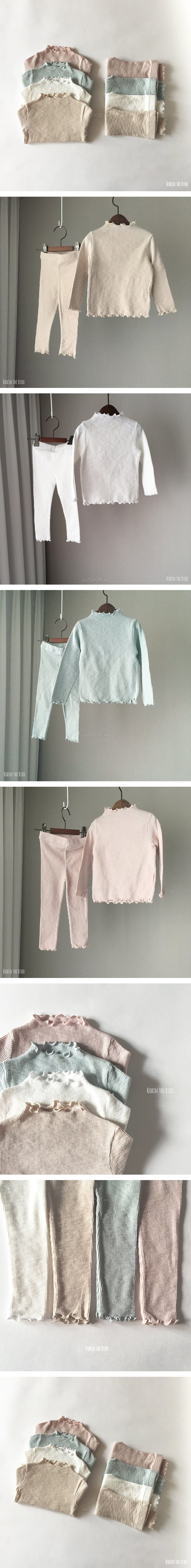 SAEROBIN - Korean Children Fashion - #Kfashion4kids - Rip Wave Top Bottom Set