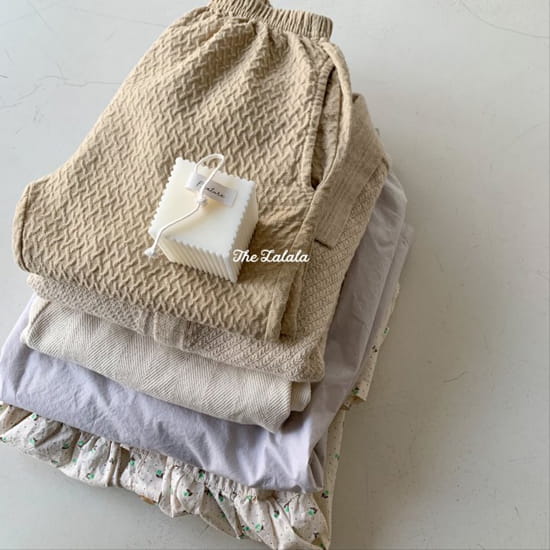 THE LALALA - Korean Children Fashion - #Kfashion4kids - Jacquard Banding Pants - 3