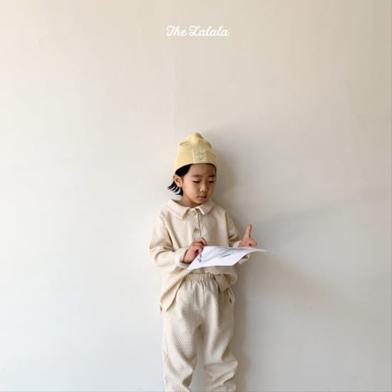 THE LALALA - Korean Children Fashion - #Kfashion4kids - Jacquard Banding Pants - 4