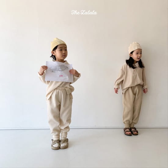 THE LALALA - Korean Children Fashion - #Kfashion4kids - Jacquard Banding Pants - 5
