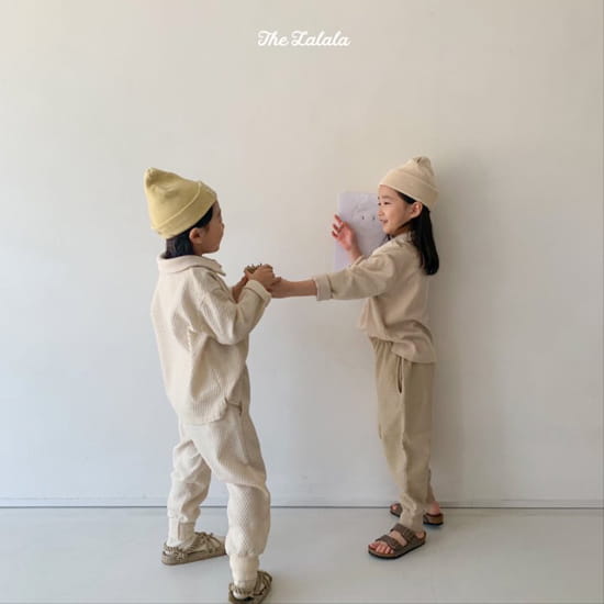 THE LALALA - Korean Children Fashion - #Kfashion4kids - Jacquard Banding Pants - 6
