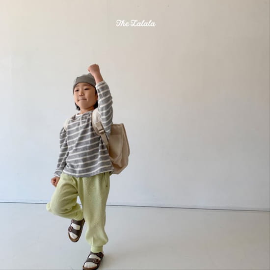 THE LALALA - Korean Children Fashion - #Kfashion4kids - Jacquard Banding Pants - 8