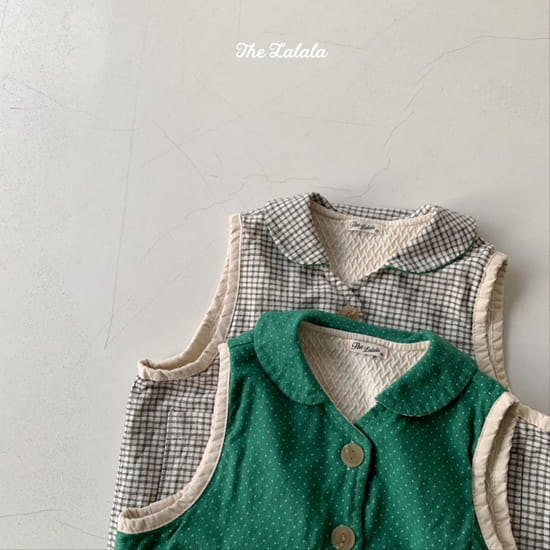 THE LALALA - Korean Children Fashion - #Kfashion4kids - Gauze Reversible Jacquard Vest - 2