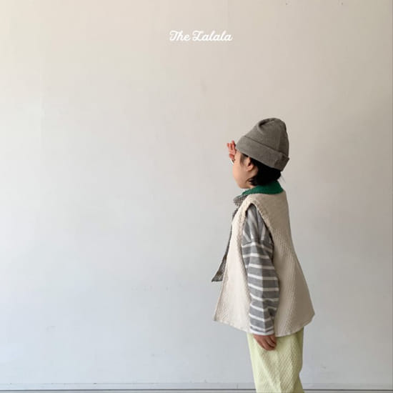 THE LALALA - Korean Children Fashion - #Kfashion4kids - Gauze Reversible Jacquard Vest - 8