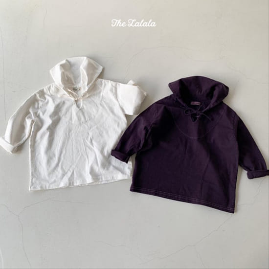 THE LALALA - Korean Children Fashion - #Kfashion4kids - Sailor Collar Ribbon Tee - 2