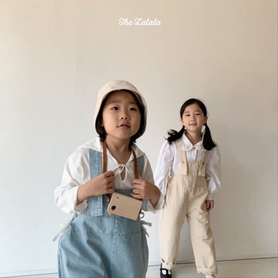 THE LALALA - Korean Children Fashion - #Kfashion4kids - Sailor Collar Ribbon Tee - 8