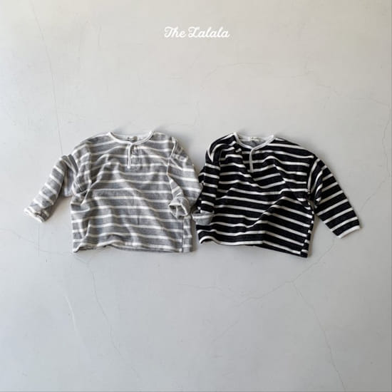 THE LALALA - Korean Children Fashion - #Kfashion4kids - Henry Stripe Tee