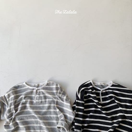 THE LALALA - Korean Children Fashion - #Kfashion4kids - Henry Stripe Tee - 2
