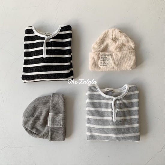 THE LALALA - Korean Children Fashion - #Kfashion4kids - Henry Stripe Tee - 3