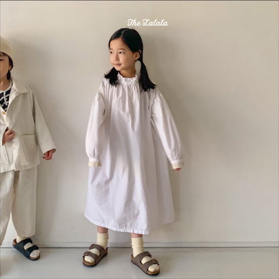 THE LALALA - Korean Children Fashion - #Kfashion4kids - Shirring Long One-piece - 5