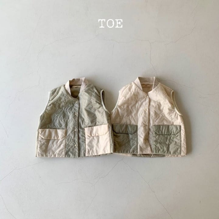 TOE - Korean Children Fashion - #Kfashion4kids - Light Reversible Vest