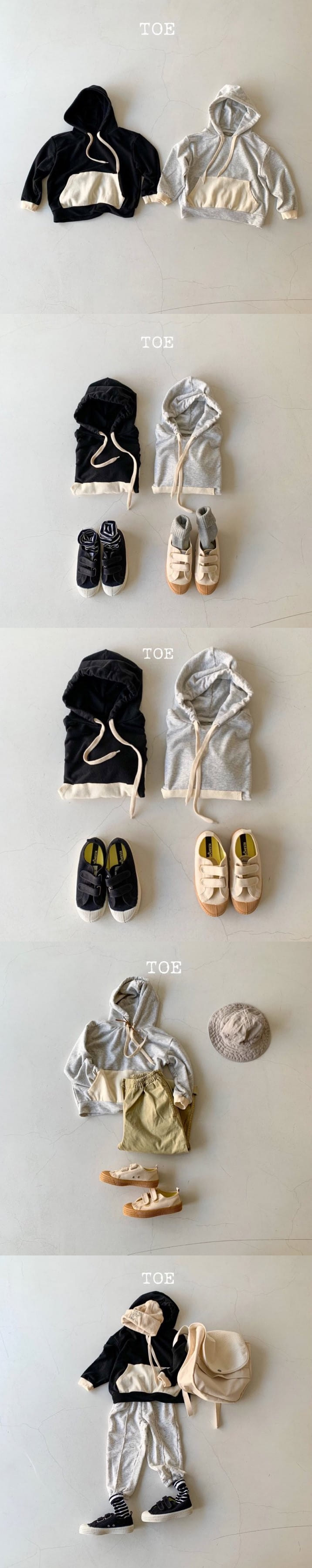 TOE - Korean Children Fashion - #Kfashion4kids - Champion Mono Hood Tee - 2