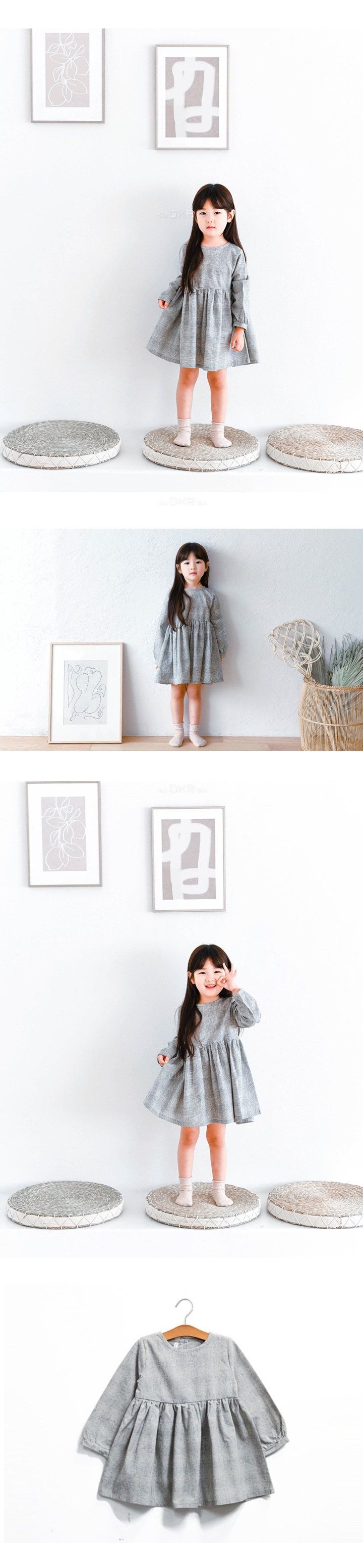WANDOOKONG - Korean Children Fashion - #Kfashion4kids - Dianne Check One-piece