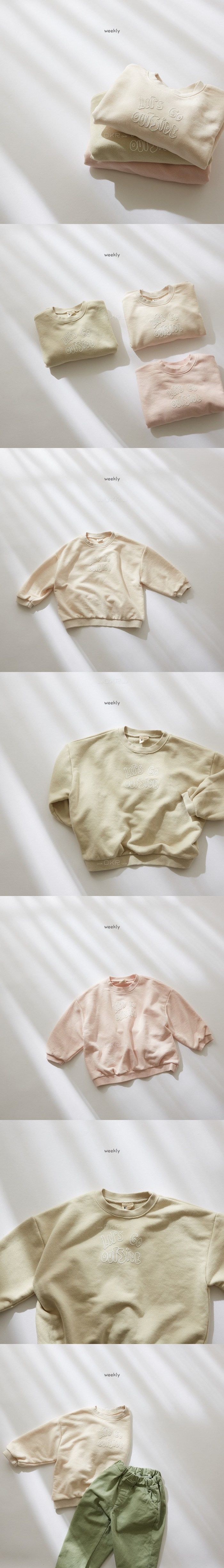 WEEKLY - Korean Children Fashion - #Kfashion4kids - Let's Go Sweatshirt
