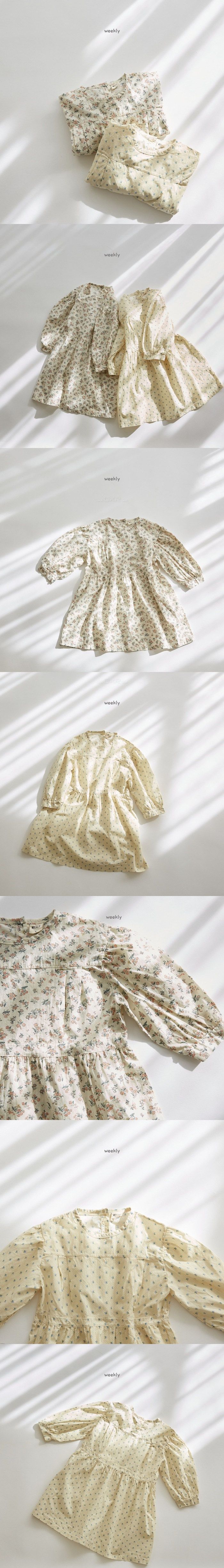 WEEKLY - Korean Children Fashion - #Kfashion4kids - Lavi Shirring One-piece