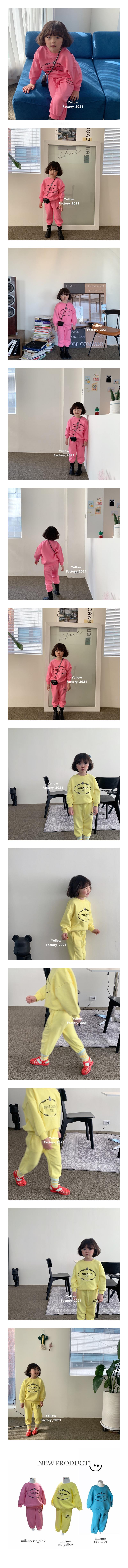 YELLOW FACTORY - Korean Children Fashion - #Kfashion4kids - Milano Top Pants Set
