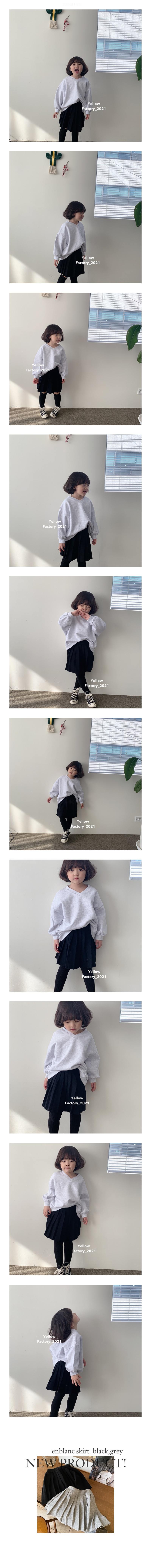 YELLOW FACTORY - Korean Children Fashion - #Kfashion4kids - Enblance Knit Skirt