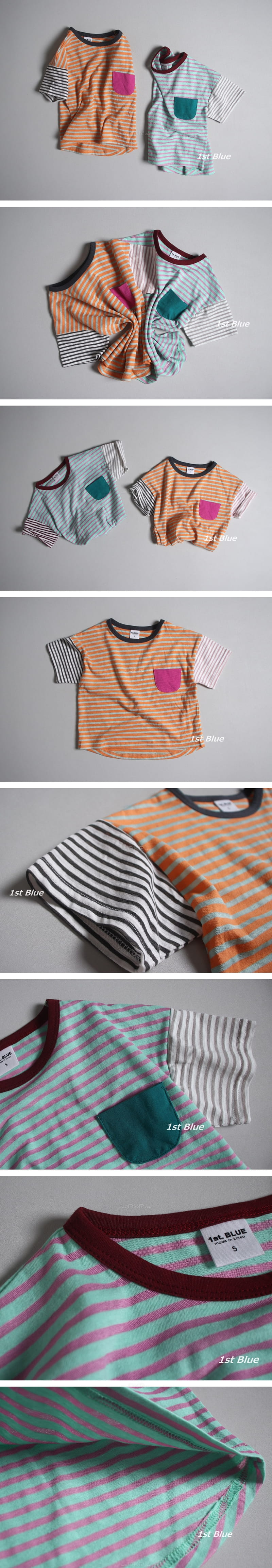 1ST BLUE - Korean Children Fashion - #Kfashion4kids - Sophistication Tee
