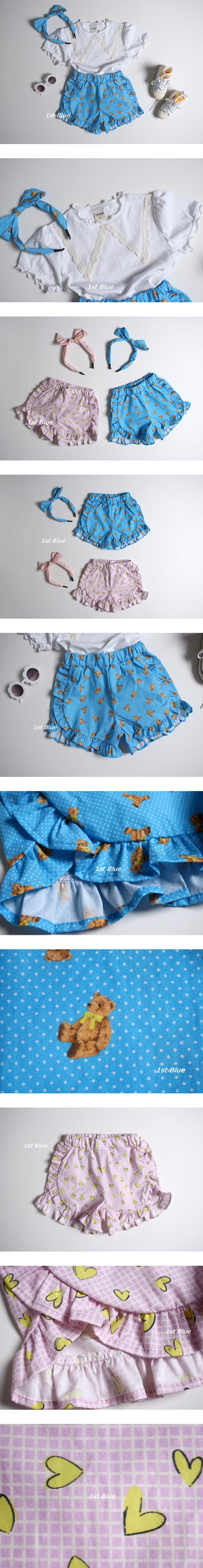 1ST BLUE - Korean Children Fashion - #Kfashion4kids - Shine Shorts