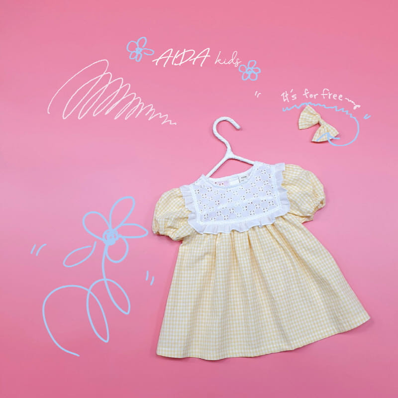 AIDA - Korean Children Fashion - #Kfashion4kids - Cube One-piece