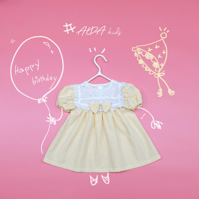 AIDA - Korean Children Fashion - #Kfashion4kids - Cube One-piece - 3