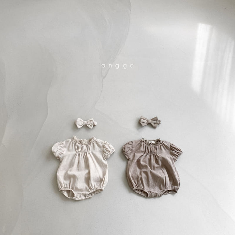 ANGGO - Korean Children Fashion - #Kfashion4kids - Baby Basil Bodysuit - 3