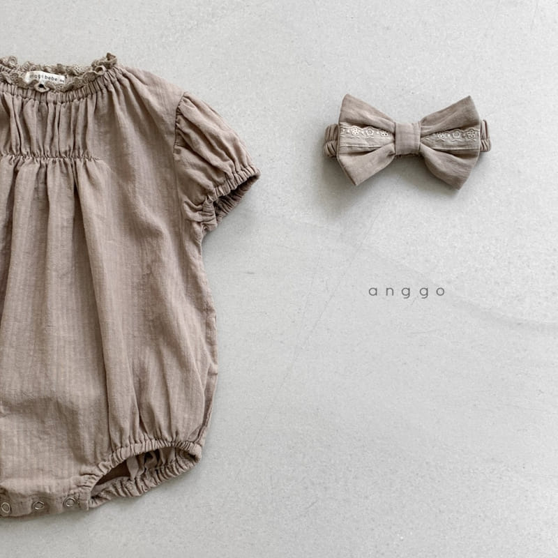 ANGGO - Korean Children Fashion - #Kfashion4kids - Baby Basil Bodysuit - 5