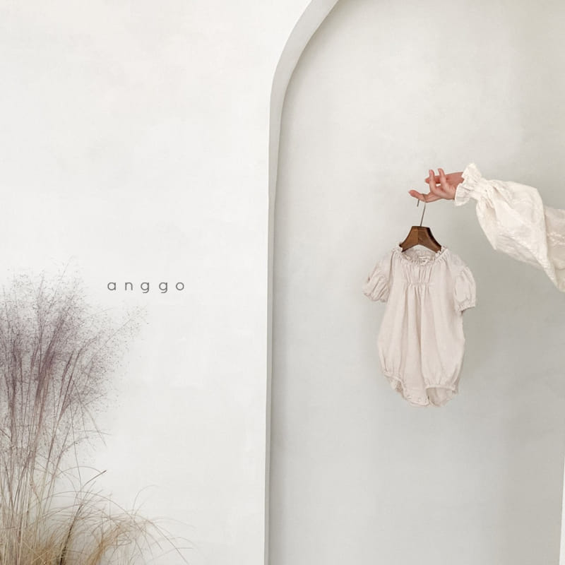 ANGGO - Korean Children Fashion - #Kfashion4kids - Baby Basil Bodysuit - 6