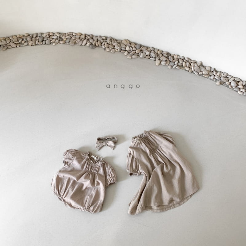 ANGGO - Korean Children Fashion - #Kfashion4kids - Baby Basil Bodysuit - 7